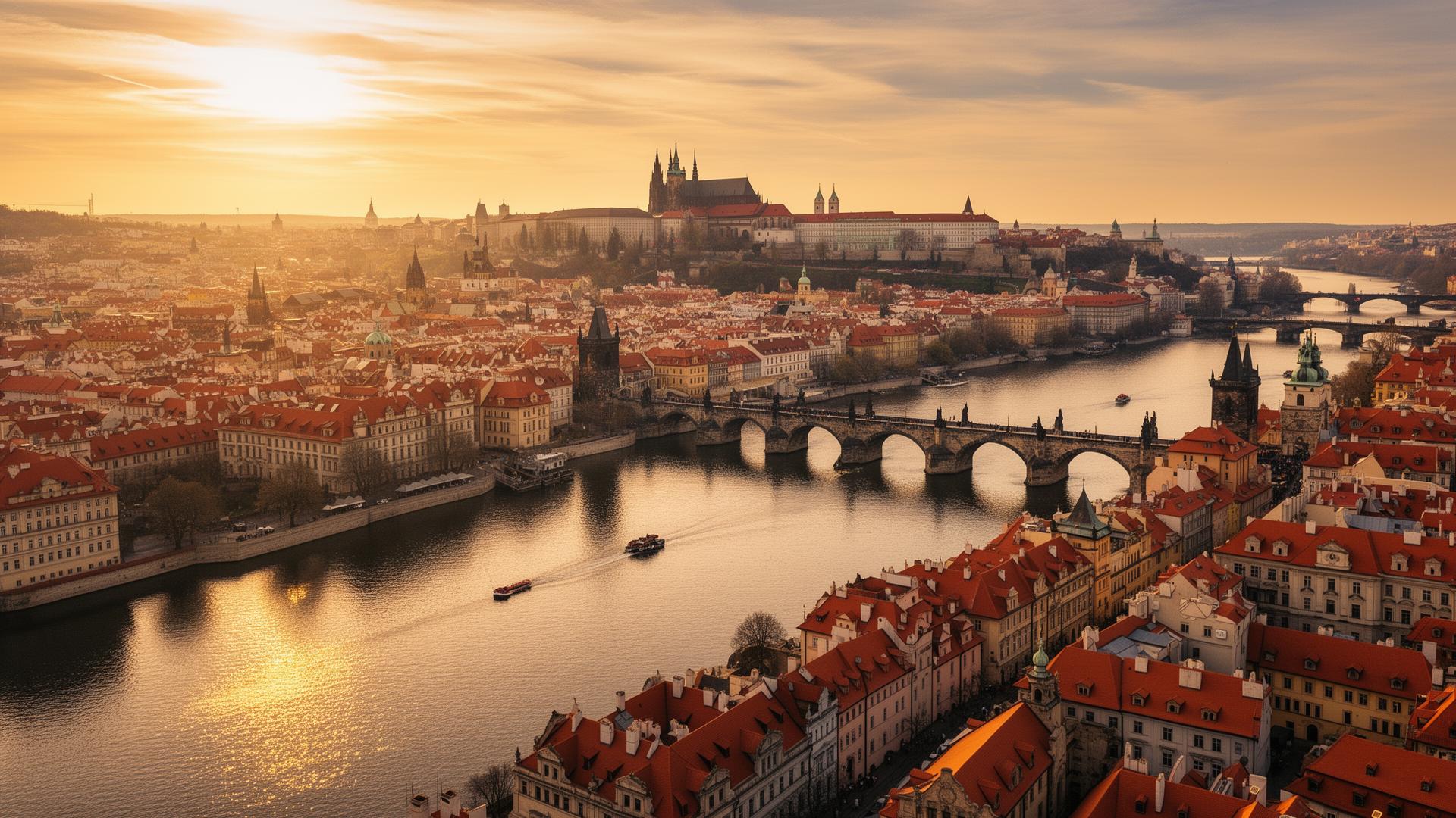 Persgue Prague Bus Tour Red Route | Castle, Petřín & Dancing House | Tomiz Tours